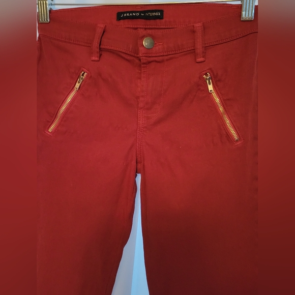 * * J BRAND stretchy zipper jeans. Zipper pockets Final Discount - Picture 4 of 10
